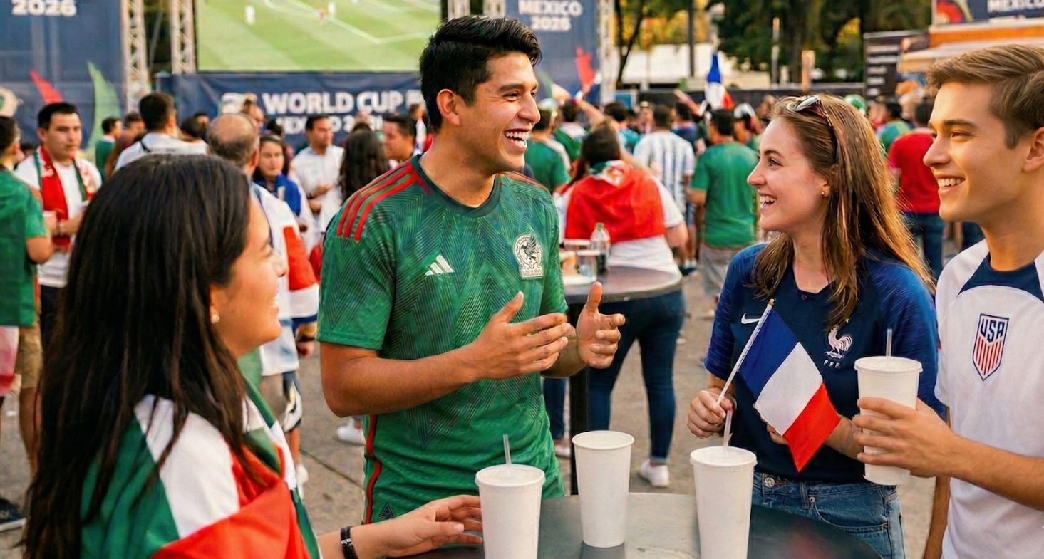 20 frases en inglés para hacer amigos durante el Mundial 2026